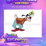 Free Smiling Goofy Free Colorful Outfit A Goofy Movie Free SVG - Instant Download