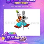 Free Smiling Goofy Green Hat Free Camera A Goofy Movie Free SVG - Instant Download