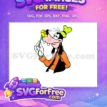 Free Goofy Free yellow flower A Goofy Movie Free SVG - Instant Download