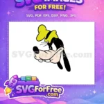 Free Smiling Free Yellow Hat A Goofy Movie Free SVG - Instant Download