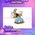 Free Startled Goofy Free Yellow Hat Blue Pants A Goofy Movie Free SVG - Instant Download