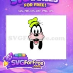 Free Happy Goofy Face Free Green Hat A Goofy Movie Free SVG - Instant Download