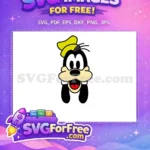 Free Yellow Hat Free Happy Red Tongue A Goofy Movie Free SVG - Instant Download