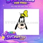 Free Goofy surprised Free yellow hat A Goofy Movie Free SVG - Instant Download