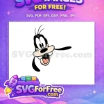 Free Happy Goofy Free Open Mouth A Goofy Movie Free SVG - Instant Download