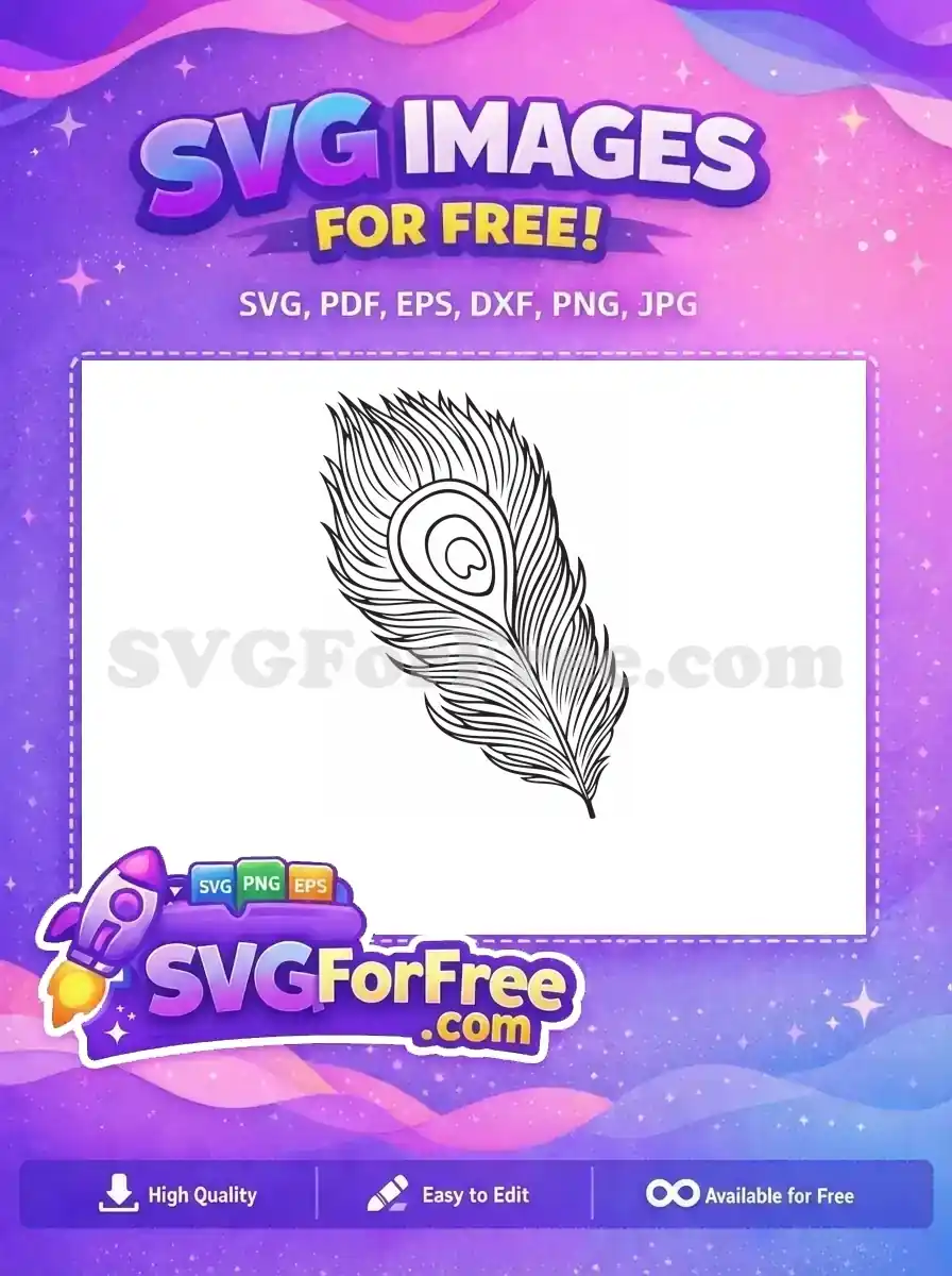 Free Intricate Lines Free Eye Design Peacock Free SVG