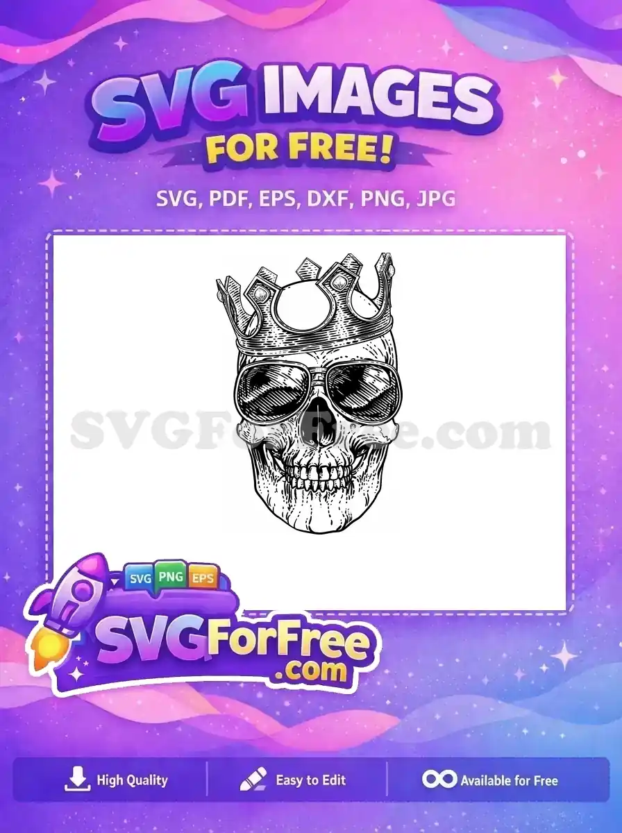 Free Skull Face Free Halloween Line Art Skull Free SVG