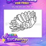 Free Decorative Line Art Free Sunflower Design Floral Free SVG - Instant Download