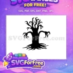 Free Spooky Branches Free Twisted Roots Halloween Free SVG - Instant Download