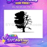 Free Shady Tree Free Bare Branches Nature Free SVG - Instant Download