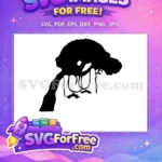 Free Spooky Bats Free Hanging Tree Silhouette Halloween Free SVG - Instant Download