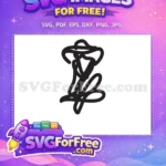 Free Minimalist Woman Free Line Art Abstract Free SVG - Instant Download