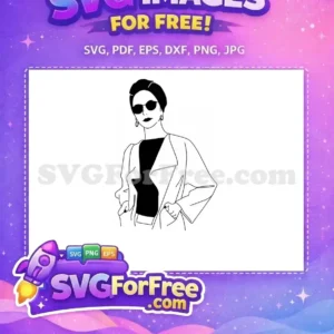 Free Black Hairstyle Free Woman Silhouette Line Art Free SVG