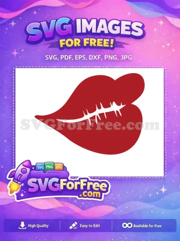 Free Red Lips Free Seductive Expression Lips Free SVG Free Red Lips Free Seductive Expression Lips Free SVG