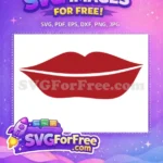 Free Crimson Lips Free Open Mouth First Date Free SVG - Instant Download