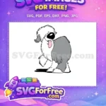 Free Tongue Out Free Cartoon Dog 101 Dalmatians Free SVG - Instant Download