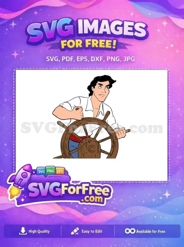 Free Eric at Helm Free Blue Eyes Little Mermaid Free SVG Free Eric at Helm Free Blue Eyes Little Mermaid Free SVG