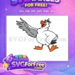 Free Seagull Walking Free Orange Feet Little Mermaid Free SVG - Instant Download