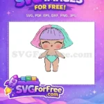 Free Split Hair Free Diaper Lol Dolls Free SVG - Instant Download