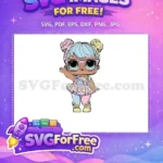 Free Braided Buns Free Glasses Lol Dolls Free SVG - Instant Download