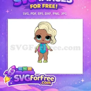 Free Blonde Hair Free Blue Eyes Lol Dolls Free SVG 2 Free Blonde Hair Free Blue Eyes Lol Dolls Free SVG 2
