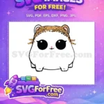 Free White Hair Free Big Eyes Lol Dolls Free SVG - Instant Download