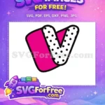 Free Polka Dot Bow Free Pink Detail Lol Dolls Free SVG - Instant Download