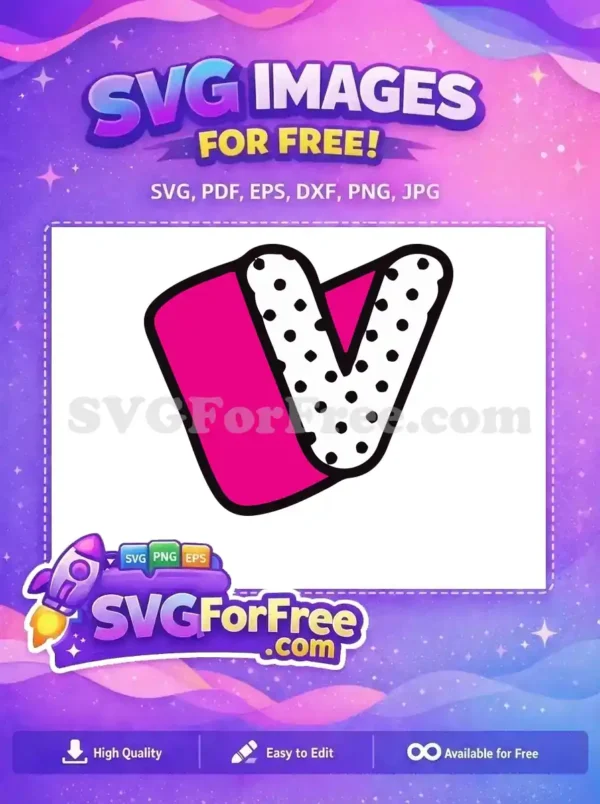 Free Polka Dot Bow Free Pink Detail Lol Dolls Free SVG