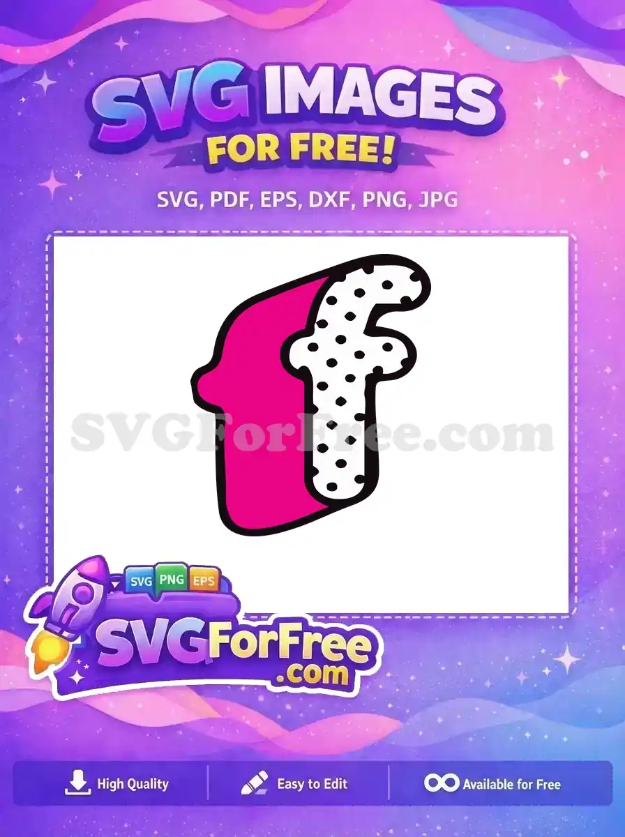Free Pink Lol Doll Free Polka Dot Letter I Free SVG