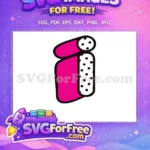 Free Pink Dress Free Polka Dots Lol Dolls Free SVG - Instant Download