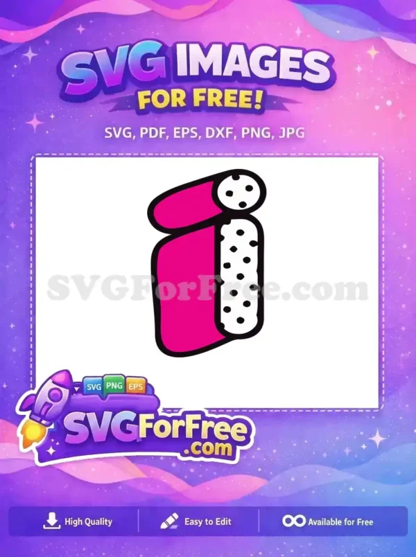 Free Pink Dress Free Polka Dots Lol Dolls Free SVG