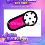 Free Pink Hair Free White Face Lol Dolls Free SVG - Instant Download