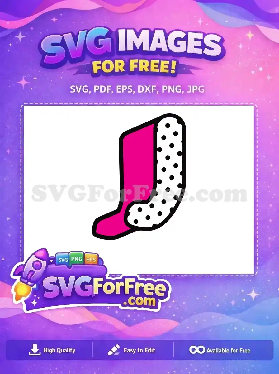 Free Pink Legging Free Polka Dot Lol Dolls Free SVG