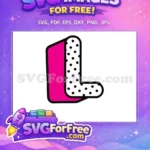 Free Pink Element Free Polka Dot Lol Dolls Free SVG - Instant Download