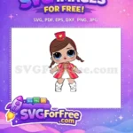 Free Majorette Braids Free Red Uniform Lol Dolls Free SVG - Instant Download