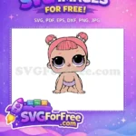 Free Pink Hair Free Big Eyes Lol Dolls Free SVG 2 - Instant Download