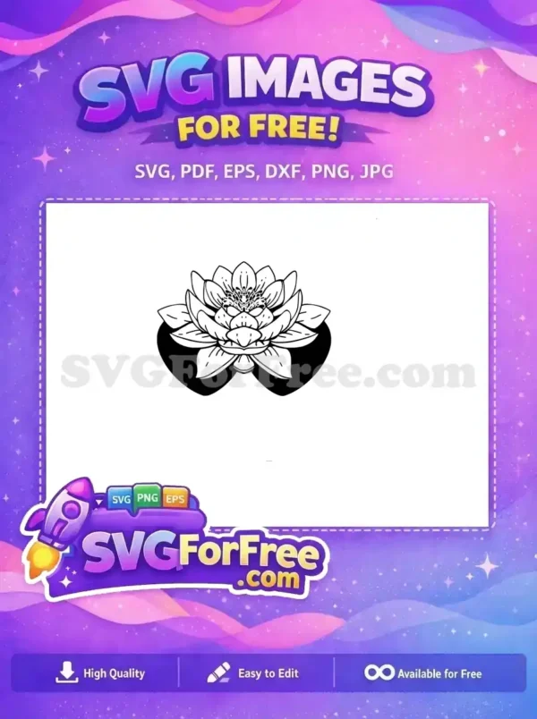 Free Lotus Flower Free Floral Design Element Nature Free SVG
