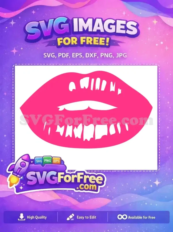 Free Kiss Lips Free Pink Love Passion Free SVG
