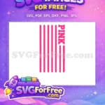 Free Pink Stripes Free Fashion Love Free SVG - Instant Download