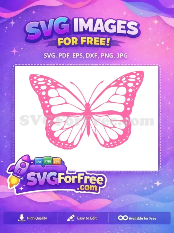Free Pink Detailed Wings Free Love Butterfly Free SVG 2 Free Pink Detailed Wings Free Love Butterfly Free SVG 2