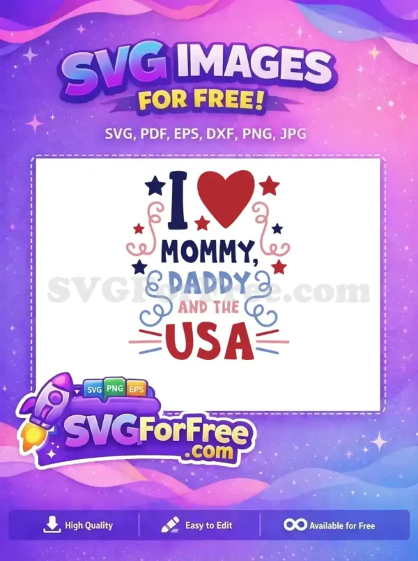 Free USA Stars Free Heart Love Patriotic Free SVG Free USA Stars Free Heart Love Patriotic Free SVG