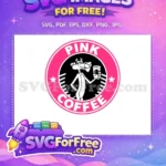 Free Pink Panther Free Coffee Cup Pink Coffee Free SVG - Instant Download