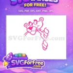 Free Pink Panther Thumbs Up Free Cartoon Character Movie Free SVG - Instant Download