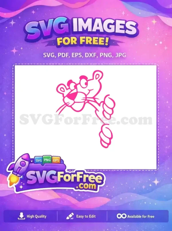Free Pink Panther Thumbs Up Free Cartoon Character Movie Free SVG Free Pink Panther Thumbs Up Free Cartoon Character Movie Free SVG