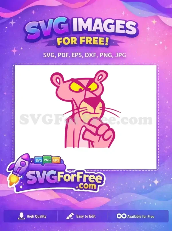 Free Angry Eyes Free Pointing Finger Pink Panther Free SVG