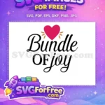 Free Pink Heart Free Bundle Of Joy Love Free SVG - Instant Download