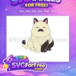 Free Grumpy Cat Free Disapproving Expression Luca Free SVG - Instant Download