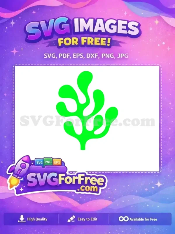 Free Green Seaweed Free Simple Luca Free SVG
