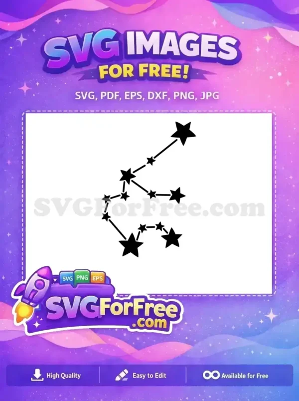 Free Constellation Stars Free Magic Esoteric Sky Free SVG