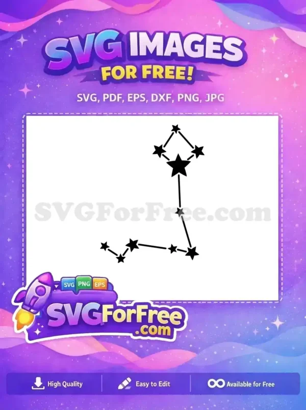 Free Star Constellation Magic Free Esoteric Shape Stars Free SVG